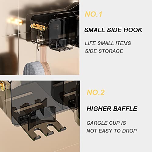 HPDEAR Multifunctional Toothbrush Holder and Automatic Toothpaste Dispenser S...