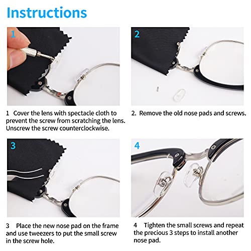 Upgrade Version Magnetic Eye Glass Repairing Kit, Eyeglass Repair Tool Kit wi...