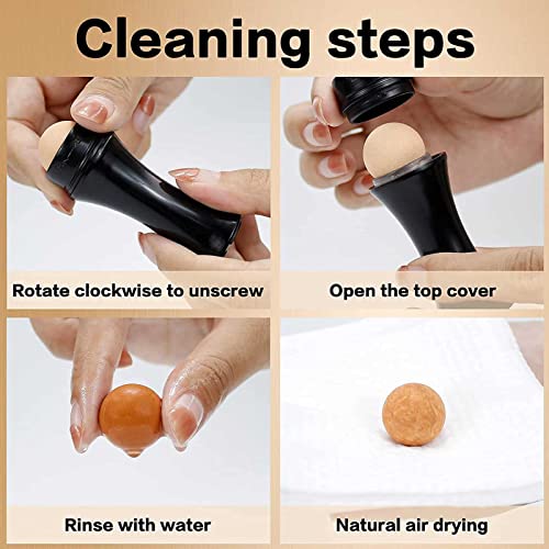 Oil-Absorbing Volcanic Roller, Portable and Reusable Oil-Resistant Facial Too...