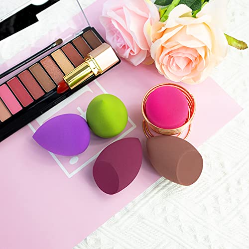 Makeup Sponge Blender Set, Beauty Makeup Sponges Latex-free Blender 5pcs + Be...