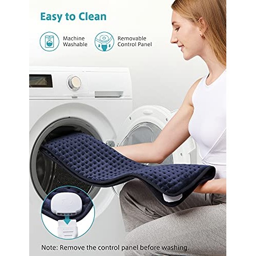 XXX-Large Heating Pad for Back Pain and Cramps Relief, [17 x 33"] Hot Electri...