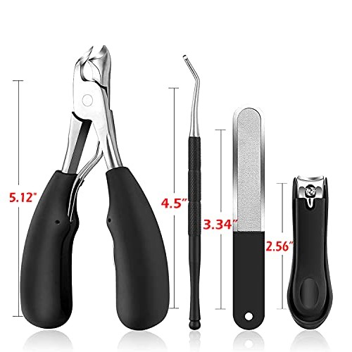 Sharp Toe Nail Clippers, Professional Podiatrist Toenail Clippers for Adult I...