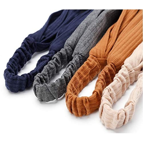 Huachi Headbands for Women Girls Top Knot Stretchy Headband Boho Twist Hair B...