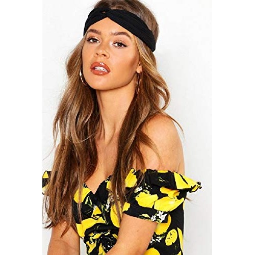 Huachi Headbands for Women Girls Top Knot Stretchy Headband Boho Twist Hair B...