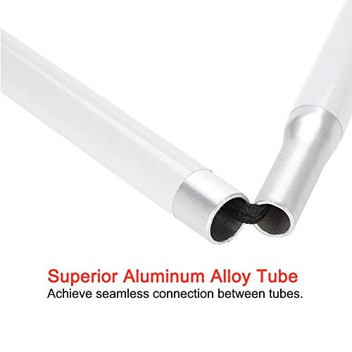 Huairdum Aluminum Alloy Blind Folding Stick, 135CM 50 Fold Thick Rttan Walkin...