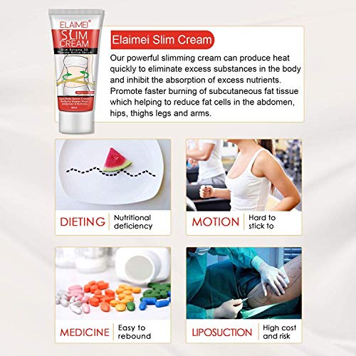 Slimming Hot Cream 2 Pack, Hot Cream for Belly Fat, Fat Burning Cream, Anti-C...