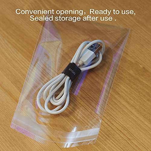 Crystal Clear Resealable Recloseable Cellophane/SelfSeal Bags for Bakery, Sna...