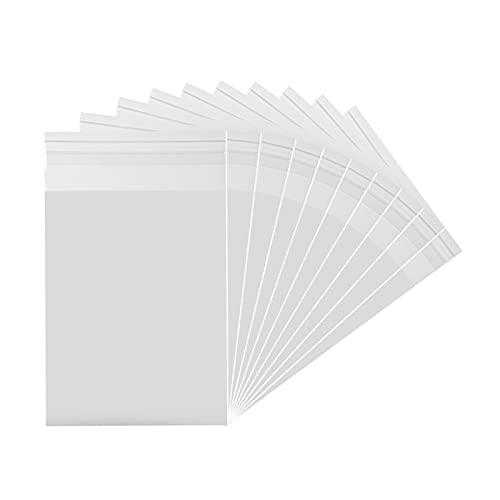 Crystal Clear Resealable Recloseable Cellophane/SelfSeal Bags for Bakery, Sna...