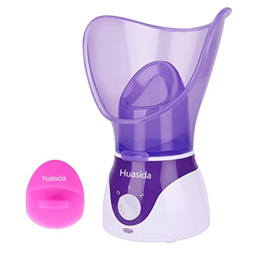 huasida Facial Steamer Personal Steam Inhaler Sauna Facial Steamer Hot Mist M...