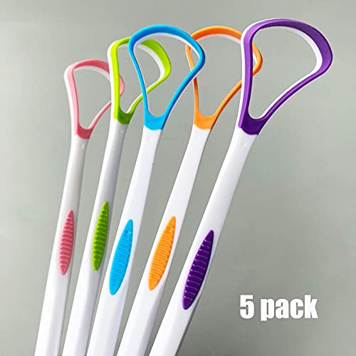 Huaway Tongue Scraper Cleaner, Tongue Scraper Tongue Brush, Portable Tongue S...