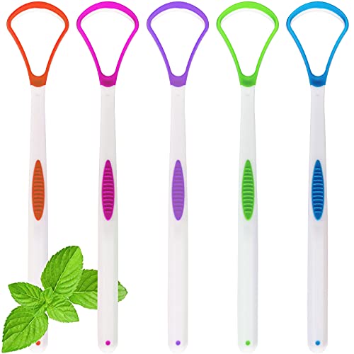 Huaway Tongue Scraper Cleaner, Tongue Scraper Tongue Brush, Portable Tongue S...