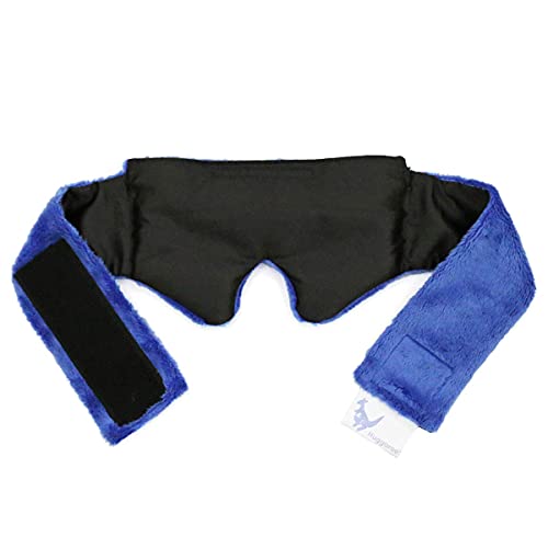 Huggaroo Gem - Super Plush Heated Eye Mask and Sleep Mask with Gel Ice Pack -...