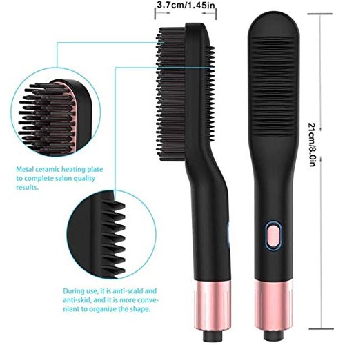 HUIXINLIANG Beard Straightener for Men - Cutting Edge Ionic Beard Straighteni...