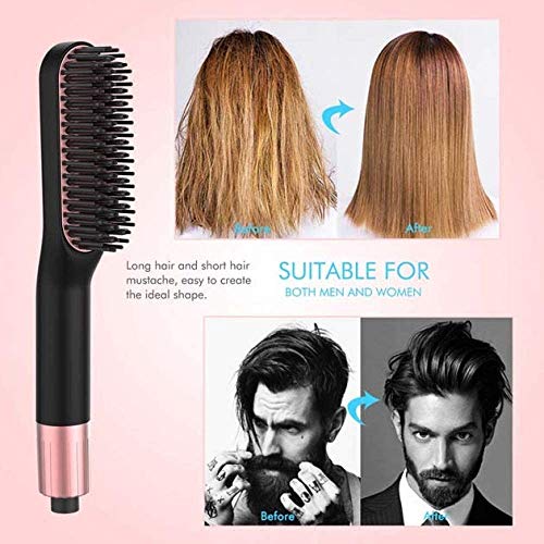 HUIXINLIANG Beard Straightener for Men - Cutting Edge Ionic Beard Straighteni...