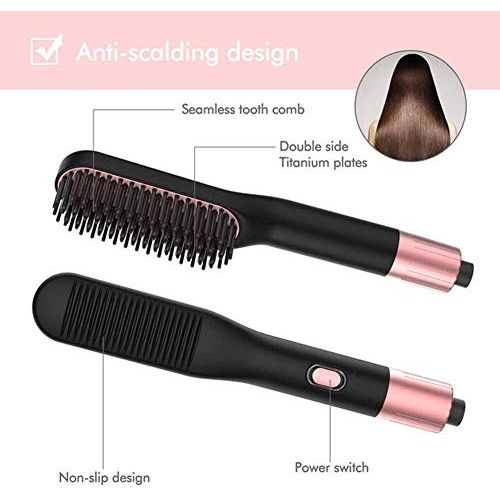 HUIXINLIANG Beard Straightener for Men - Cutting Edge Ionic Beard Straighteni...