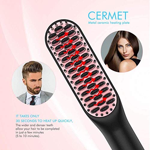 HUIXINLIANG Beard Straightener for Men - Cutting Edge Ionic Beard Straighteni...