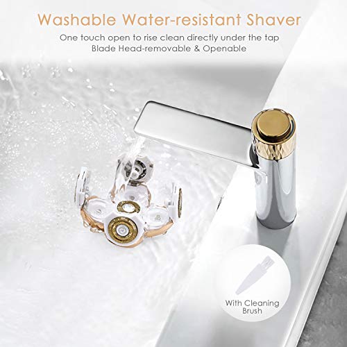 Electric Razor for Women Painless Leg Shaver Hair Remover for Leg Face Lips B...