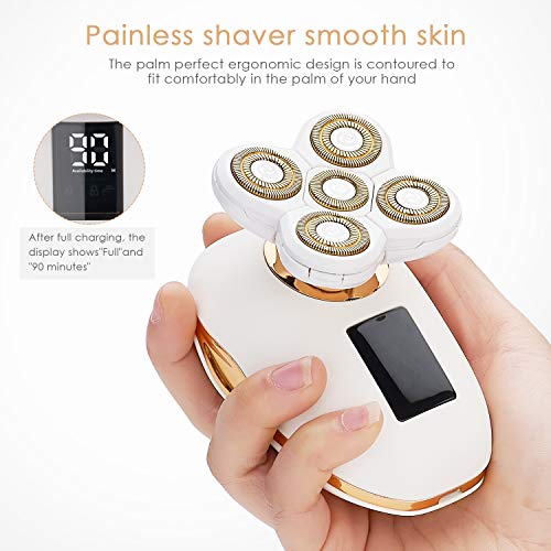 Electric Razor for Women Painless Leg Shaver Hair Remover for Leg Face Lips B...