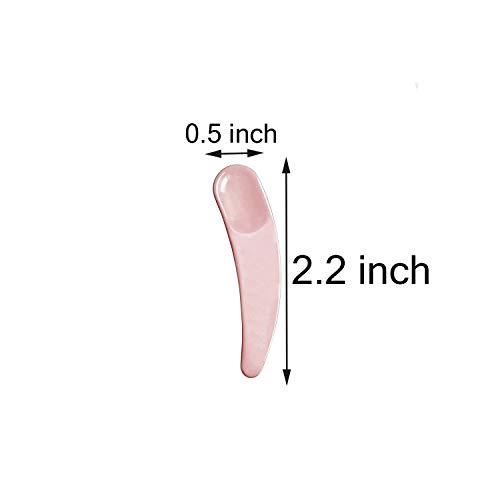 Mini Makeup Mask Spatula Multi-colored Disposable Curved Cosmetic Spatula Sco...