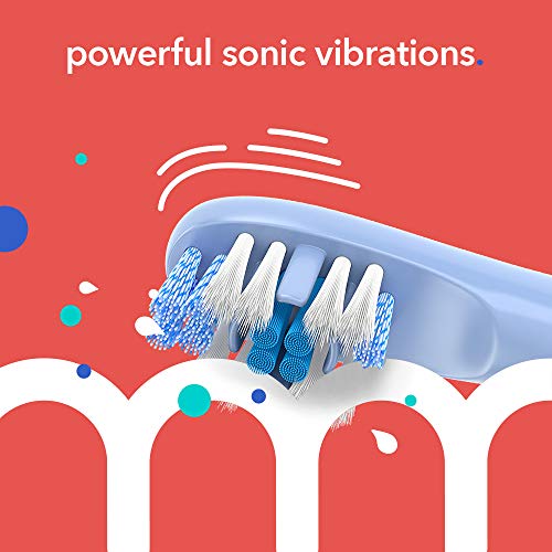 hum by Colgate Smart Battery Toothbrush Kit, Sonic Toothbrush with Travel Cas...