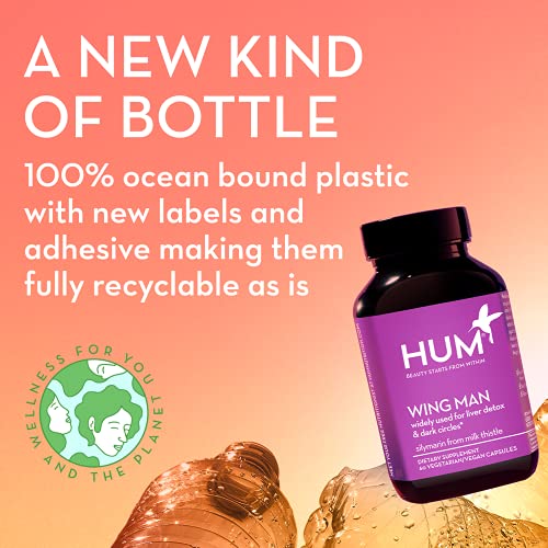 HUM Wing Man - Liver Detox Supplement with Milk Thistle, Dandelion & Artichok...