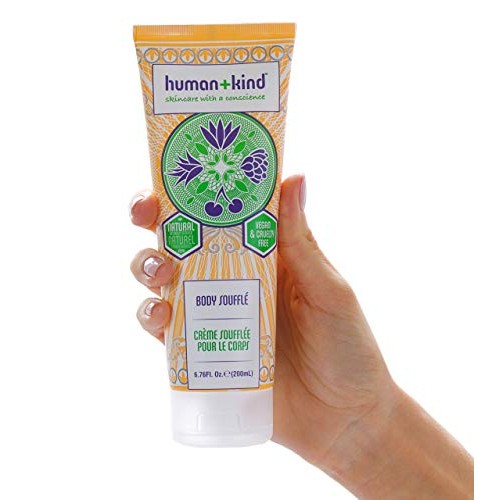 Human+Kind Body Souffle - Lightly Whipped Cream Moisturizer is Quickly Absorb...