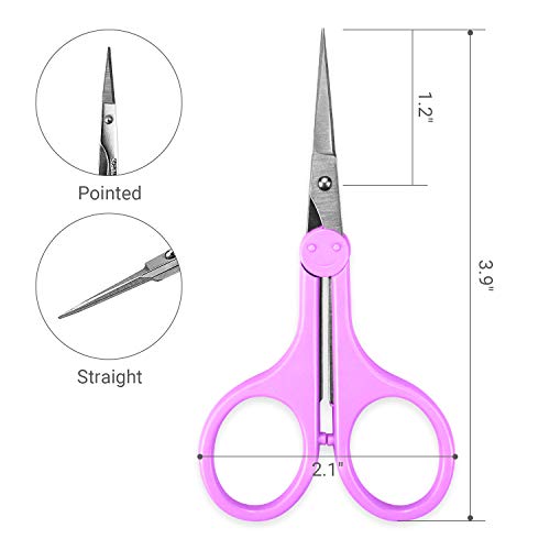 Humbee, Stainless Steel Hair Grooming and Trimming Scissors Set, For Facial H...