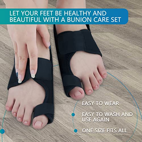 Bunion Corrector & Bunion Relief Protector Sleeves Kit-7 Pieces Set,Orthopedi...