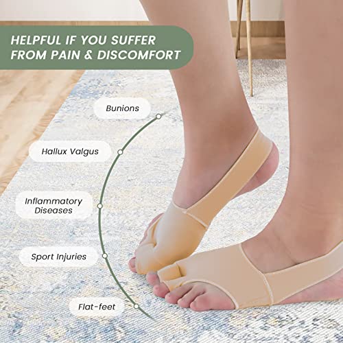 Huninpr Bunion Corrector & Bunion Relief Protector Sleeves Kit-3 Pack Set,Non...