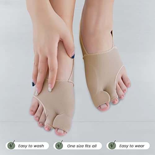Huninpr Bunion Corrector & Bunion Relief Protector Sleeves Kit-3 Pack Set,Non...