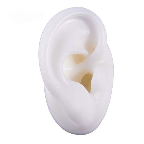 HUNIU Silicone Simulation Human Ear Model,Earphone Earrings Jewelry show Prop...