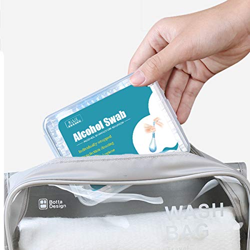 150 Iodine Swabsticks Q Tips Individually Wrapped - First Aid Cotton Swabs fo...