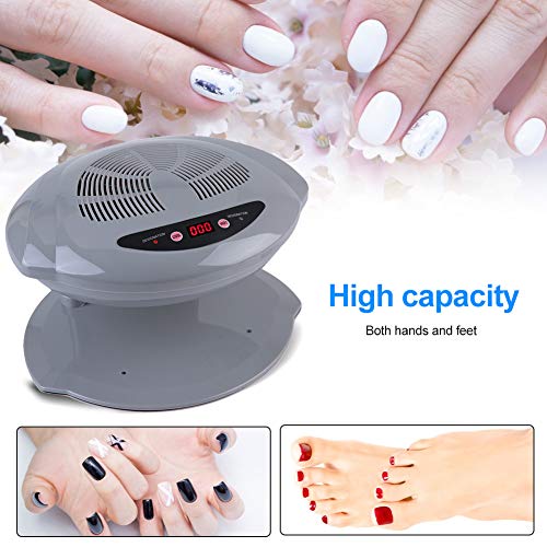 Nail Dryer, Hot & Cold Air Nail Polish Drying Nail Dryer Manicure Beauty/Beau...