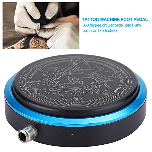 Tattoo Foot Pedal, 360° Tattoo Pedal Switch Round Tattoo Machine Foot Tempora...