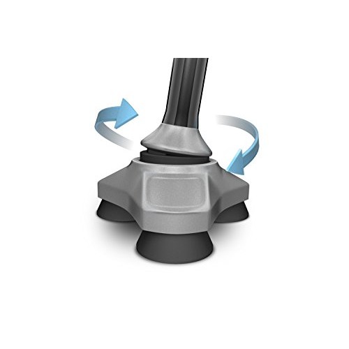 HurryCane HCANE-BK-C2 Freedom Edition Foldable Walking Cane with T Handle, Or...