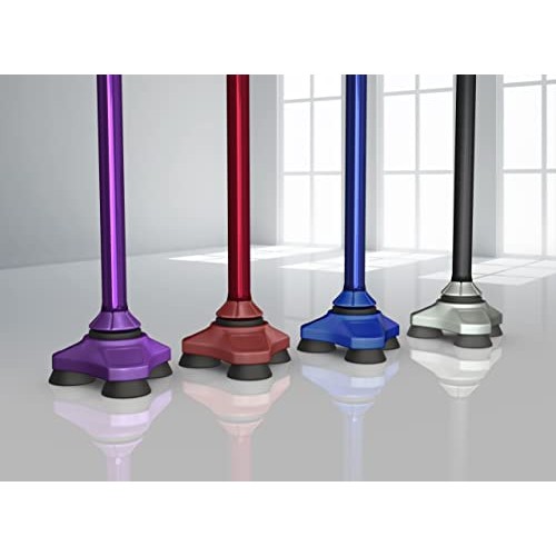 HurryCane HCANE-BK-C2 Freedom Edition Foldable Walking Cane with T Handle, Or...