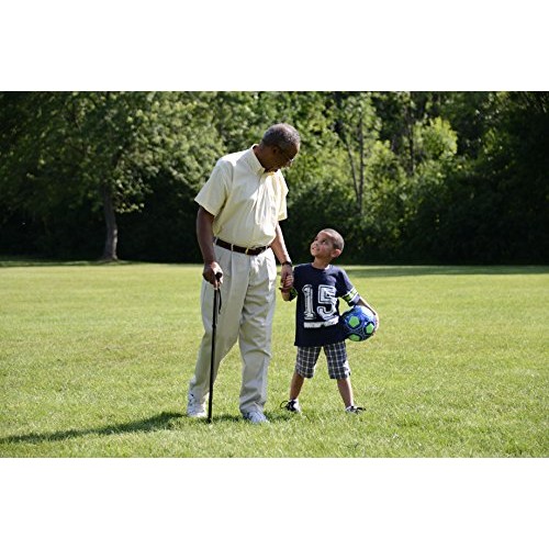 HurryCane HCANE-BK-C2 Freedom Edition Foldable Walking Cane with T Handle, Or...