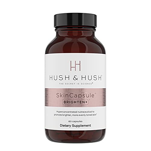 Hush & Hush SkinCapsule BRIGHTEN+ - Skin Brightening Vitamin C Supplement - G...