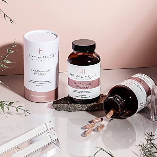 Hush & Hush SkinCapsule BRIGHTEN+ - Skin Brightening Vitamin C Supplement - G...