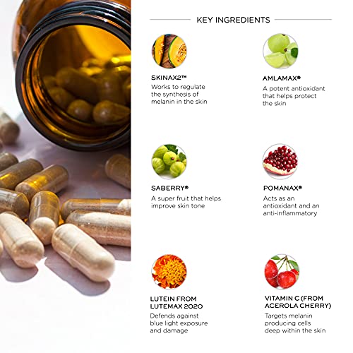 Hush & Hush SkinCapsule BRIGHTEN+ - Skin Brightening Vitamin C Supplement - G...