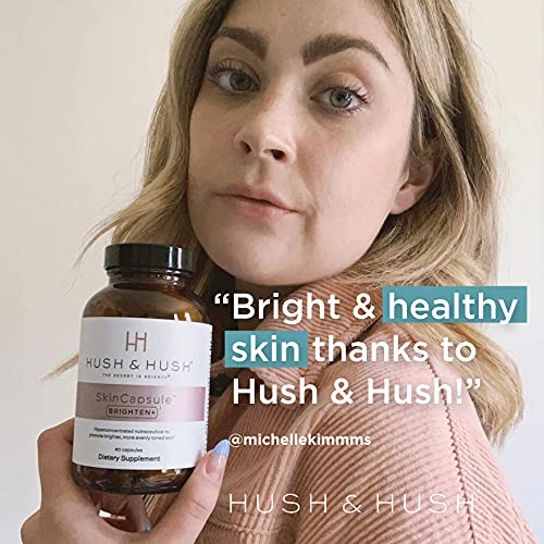 Hush & Hush SkinCapsule BRIGHTEN+ - Skin Brightening Vitamin C Supplement - G...