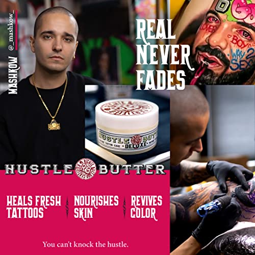 Hustle Butter Tattoo Aftercare 5oz Tattoo Cream, Helps Heal+ Protect New Tatt...