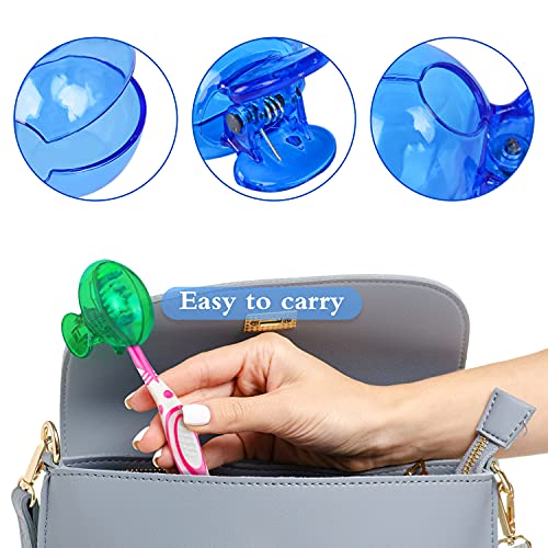8 Pack Travel Toothbrush Head Covers Toothbrush Protector Cap Brush Pod Case ...