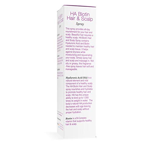 Hyalogic Biotin Hair Thickening Spray w/Hyaluronic Acid for Thinning Hair Tre...