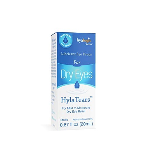 Hyalogic HylaTears Lubricant Eye Drops | Hyaluronic Acid Dry Eye Relief Lubri...