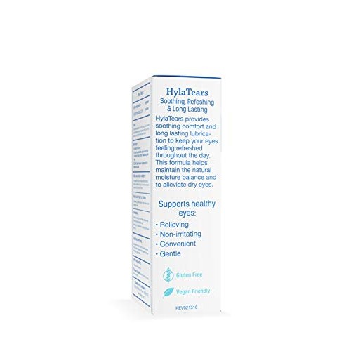 Hyalogic HylaTears Lubricant Eye Drops | Hyaluronic Acid Dry Eye Relief Lubri...