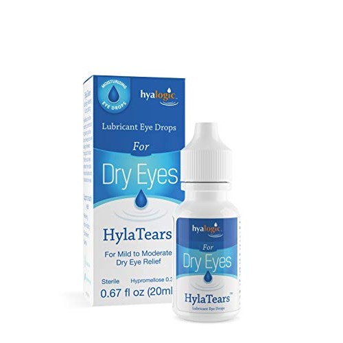 Hyalogic HylaTears Lubricant Eye Drops | Hyaluronic Acid Dry Eye Relief Lubri...