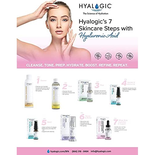 Hyalogic SPA Facial Toner with Witch Hazel, Hyaluronic Acid & Aloe Vera- Alco...