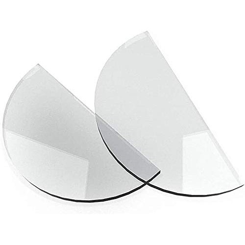 Hydrotac OPTX 20/20 Stick On Magnification Reusable Bifocal Lenses - +2.50 Di...