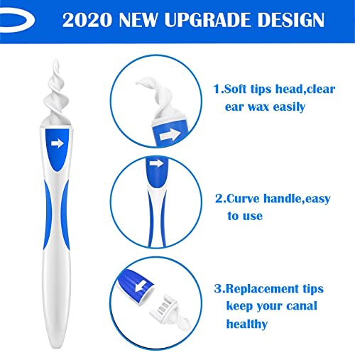 New Upgrade QGrips Ear Wax Remover Ear Wax Removal Tool Ear Pick Q-Grips Ear ...